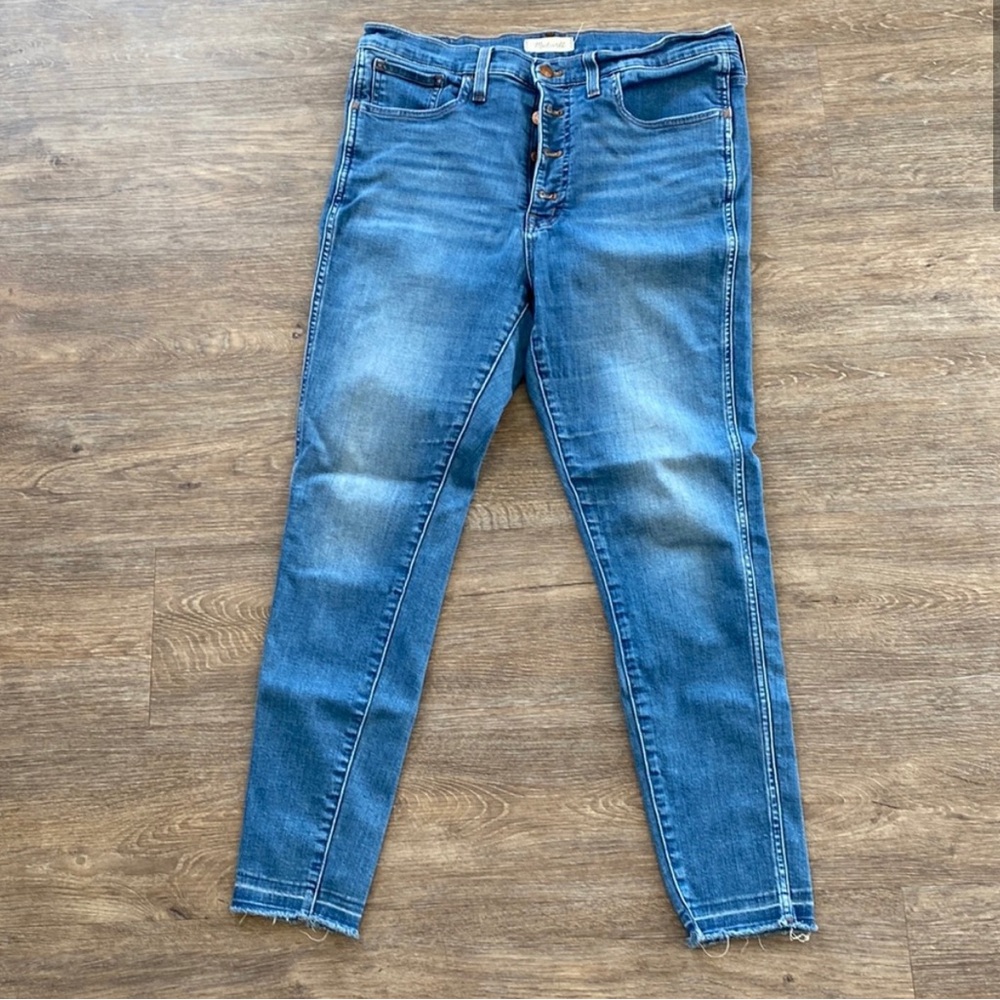 Madewell 10” high- rise skinny size 32